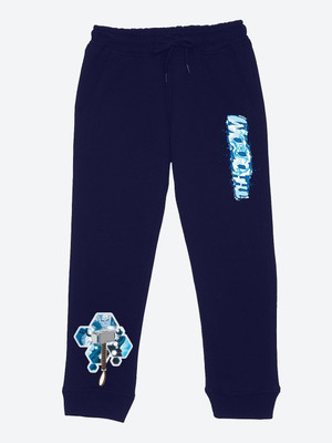 WYM TREND Track Pant For Boys(Blue, Pack of 1)