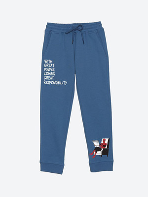 WYM TREND Track Pant For Boys(Blue, Pack of 1)