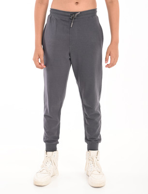 tigie Track Pant For Boys(Grey, Pack of 1)