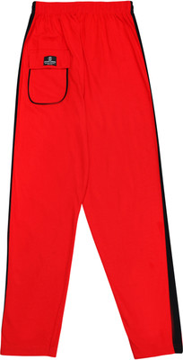 Classy N Casulz Track Pant For Boys & Girls(Red, Pack of 1)