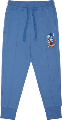 BodyCare Track Pant For Boys(Blue, Pack of 1)