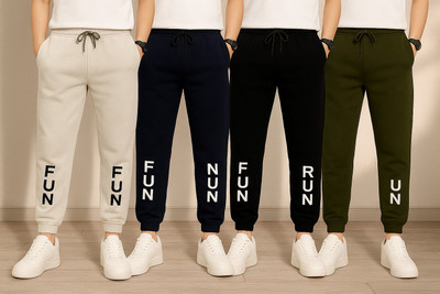Fashionate World Track Pant For Boys(Multicolor, Pack of 4)