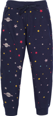 Plum Tree Track Pant For Girls(Blue, Pack of 1)