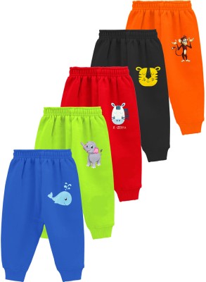 Kuchipoo Track Pant For Baby Boys & Baby Girls(Multicolor, Pack of 5)