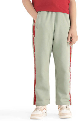 Rare Ones Track Pant For Boys(Green, Pack of 1)