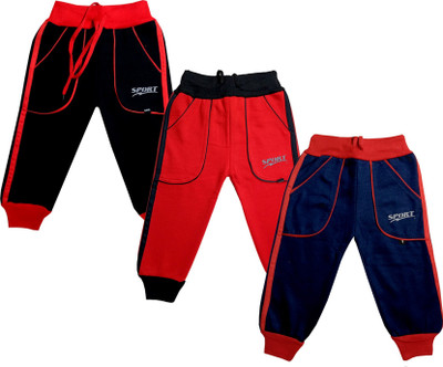 Indstar Track Pant For Boys & Girls(Multicolor, Pack of 3)
