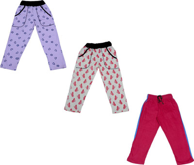 Indstar Track Pant For Girls(Multicolor, Pack of 3)