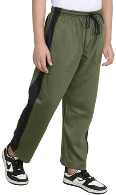 Indistar Track Pant For Boys(Green, Pack of 1)