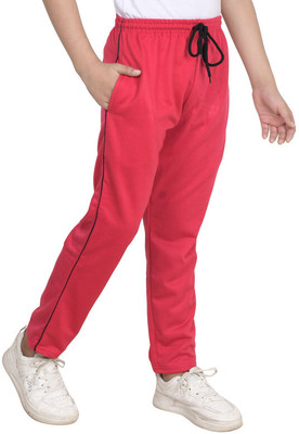 KAVYA Track Pant For Boys(Red, Pack of 1)