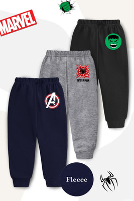 MARVEL BY MISS & CHIEF Track Pant For Baby Boys & Baby Girls(Multicolor, Pack of 3)