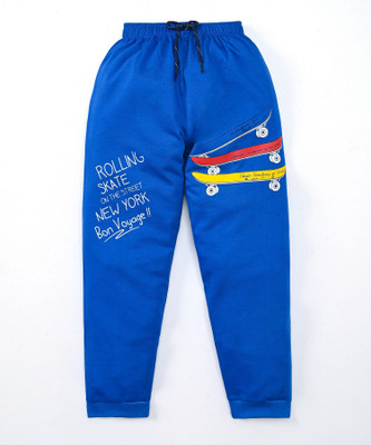 Wonder Klothes Track Pant For Boys & Girls(Blue, Pack of 1)