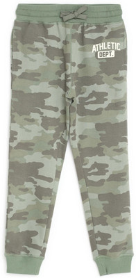 PROVOGUE Track Pant For Boys(Green, Pack of 1)