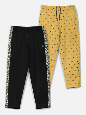 Hellcat Track Pant For Boys(Yellow, Pack of 2)