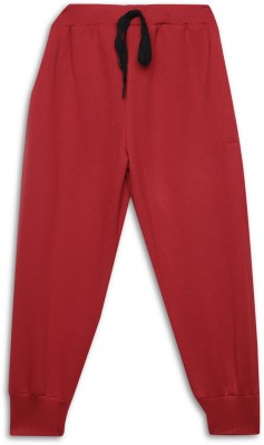 VIMAL JONNEY Track Pant For Boys(Maroon, Pack of 1)