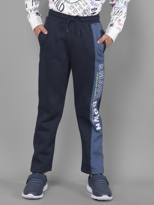 CRIMSOUNE CLUB Track Pant For Boys(Blue, Pack of 1)