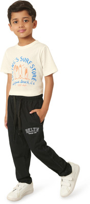 BROOKLYN THE HOTDOG CO Track Pant For Boys(Blue, Pack of 1)