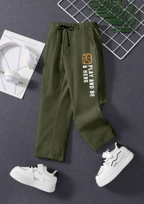 Codez Track Pant For Boys(Green, Pack of 1)