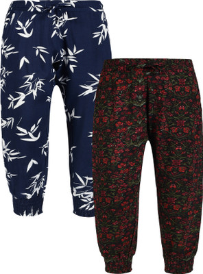 Plum Tree Track Pant For Girls(Multicolor, Pack of 2)