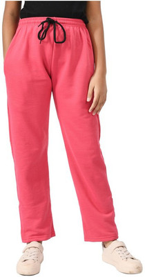 Indistar Track Pant For Girls(Pink, Pack of 1)