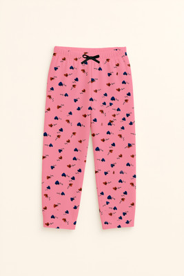 UNFLD Track Pant For Boys & Girls(Pink, Pack of 1)