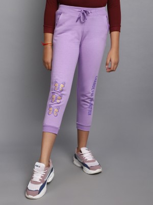 V-MART Track Pant For Girls(Purple, Pack of 1)