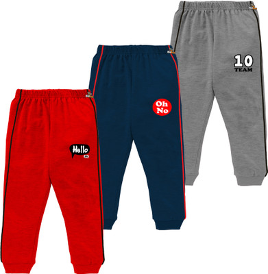 KidBee Track Pant For Baby Boys(Multicolor, Pack of 3)