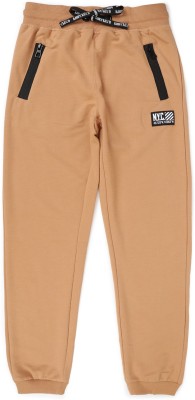 PROVOGUE Track Pant For Boys(Brown, Pack of 1)