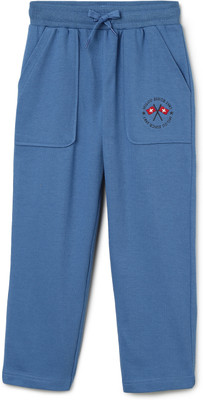 milou Track Pant For Boys(Blue, Pack of 1)