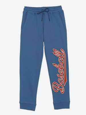 WYM TREND Track Pant For Boys(Blue, Pack of 1)