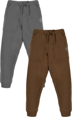 KiddoPanti Track Pant For Boys(Multicolor, Pack of 2)