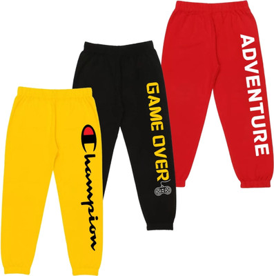 swanker Track Pant For Boys & Girls(Black, Pack of 5)