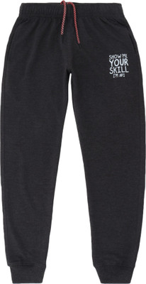 Dyca Track Pant For Boys(Black, Pack of 1)