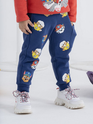 Spunkies Track Pant For Baby Boys(Dark Blue, Pack of 1)
