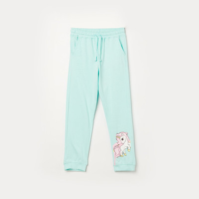 Fame Forever by Lifestyle Track Pant For Girls(Green, Pack of 1)