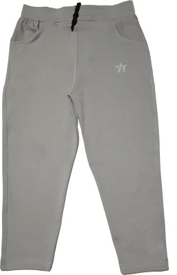 Star Lath Track Pant For Boys(Black, Pack of 1)