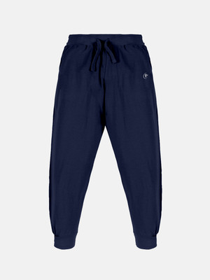 KiddoPanti Track Pant For Boys(Dark Blue, Pack of 1)