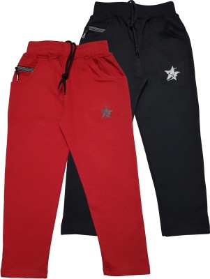 Star Lath Track Pant For Boys & Girls(Multicolor, Pack of 2)