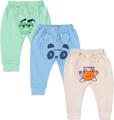 ISHRIN Track Pant For Baby Boys & Baby Girls(Multicolor, Pack of 3)