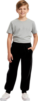 Sakuya Track Pant For Boys(Black, Pack of 1)