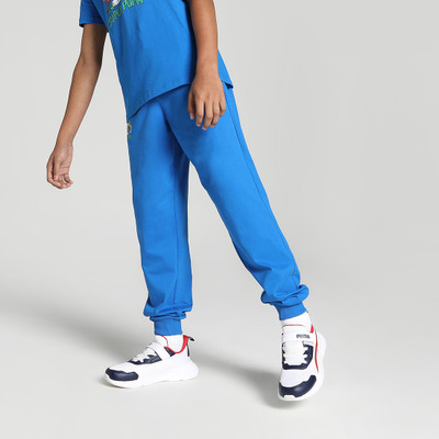 PUMA Track Pant For Boys(Blue, Pack of 1)