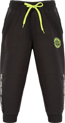 Plum Tree Track Pant For Boys(Black, Pack of 1)