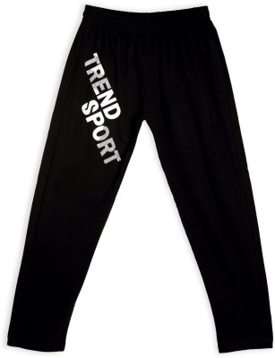 Fashionable Track Pant For Boys(Black, Pack of 1)