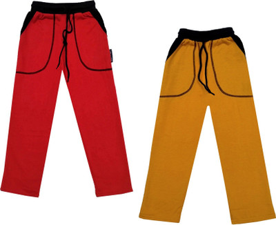 KAYU Track Pant For Boys(Red, Pack of 2)