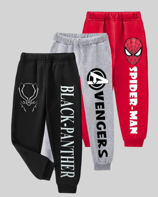 YK Marvel Track Pant For Boys(Multicolor, Pack of 3)