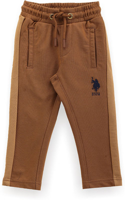 U.S. POLO ASSN. Track Pant For Boys(Brown, Pack of 1)
