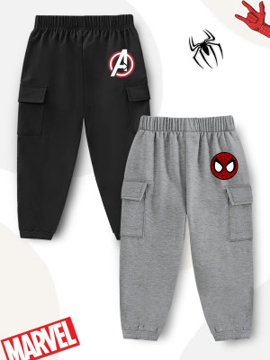 YK Marvel Track Pant For Boys & Girls(Multicolor, Pack of 2)