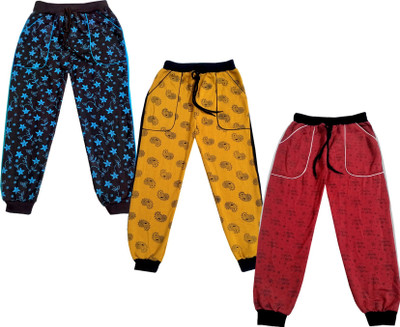 Indstar Track Pant For Boys & Girls(Multicolor, Pack of 3)