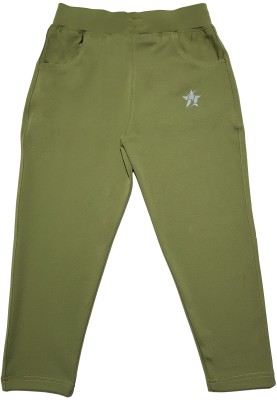 Star Lath Track Pant For Boys(Green, Pack of 1)