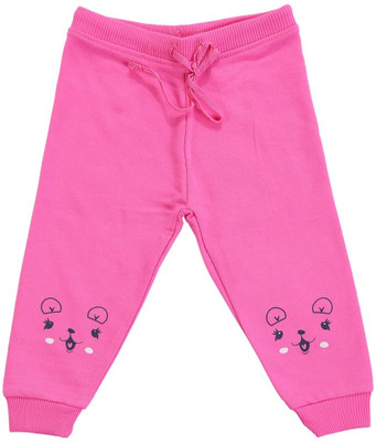 BodyCare Track Pant For Baby Girls(Pink, Pack of 1)