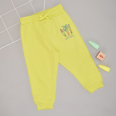 Pantaloons Baby Track Pant For Baby Boys(Green, Pack of 1)